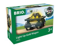 BRIO Goldwaggon mit Licht