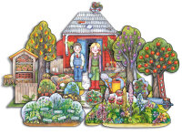 Bastelbogen Garten
