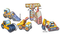 Bastelbogen Baustelle
