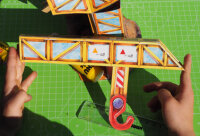 Bastelbogen Baustelle