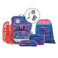 Step by Step Schulranzenset 6 tlg 2in1 Shiny Dolphins