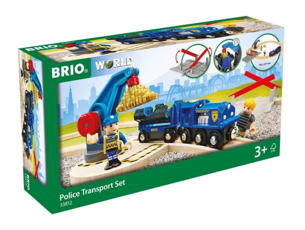 BRIO Polizei Goldtransport-Set