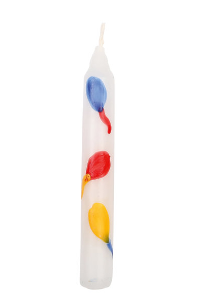 Kerze Luftballon Ø 13 mm handbemalt