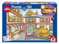 Puzzle 100 Teile - Rettungshubschrauber mit SIKU...