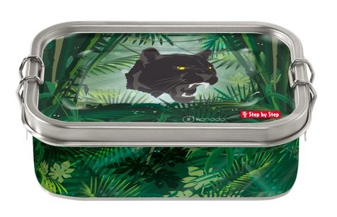 Step by Step Edelstahl-Lunchbox "Wild Cat Chiko"
