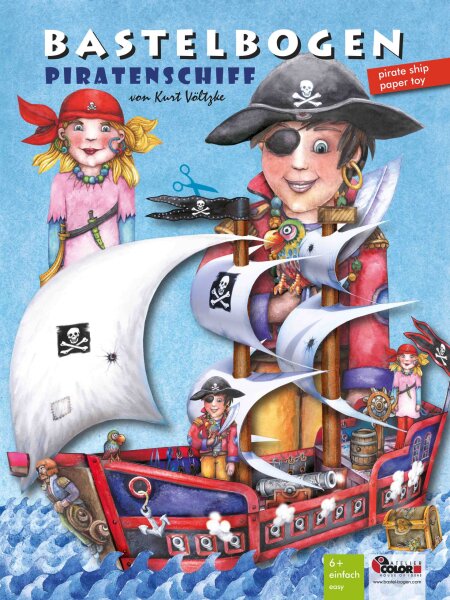 Bastelbogen Piratenschiff