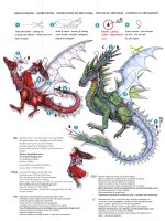 Bastelbogen Drachen