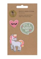 Lässig Textile Woven Sticker Unicorn