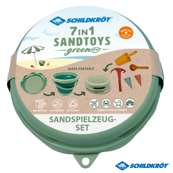 7 in1 Sand Toys, grüne Version