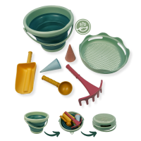 7 in1 Sand Toys, grüne Version