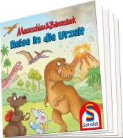 Mauseschlau & Bärenstark Reise in die Urzeit, 60 Teile Kinderpuzzle mit Add-on (Wissensbüchlein)