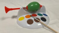 Ostereier-Malmaschine mit 8 Farben + Pinsel