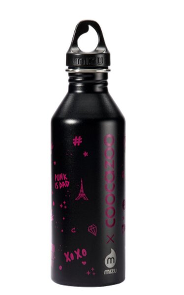 coocazoo MIZU Edelstahl-Trinkflasche, Black &Berry