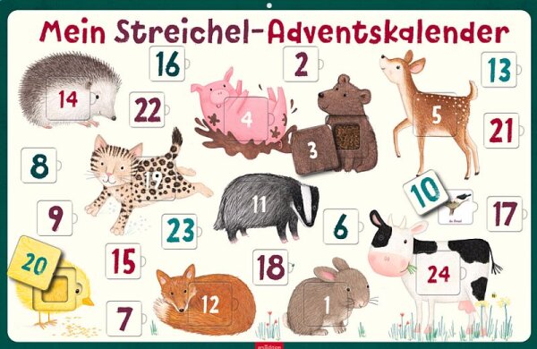 Adventskalender  Mein Streichel-Adventskalender