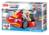 SLUBAN Pullback Auto "Go-Kart" (89 Teile)