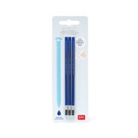 Radierbare Ersatzminen 3er Set blau