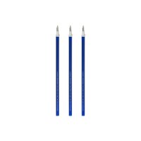 Radierbare Ersatzminen 3er Set blau
