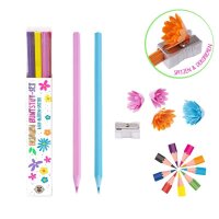 Blumenbuntstift set mit Spitzer