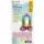 Stand Folienballon Regenbogen Zahl 0 40cm