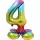 Stand Folienballon Regenbogen Zahl 4 40cm