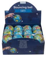 Soft-Springball Globus ca.7,5 cm