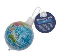 Soft-Springball Globus ca.7,5 cm