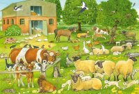Tierfamilien auf dem Bauernhof, 100 Teile