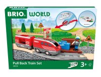 BRIO Zugset mit Rückziehmotor