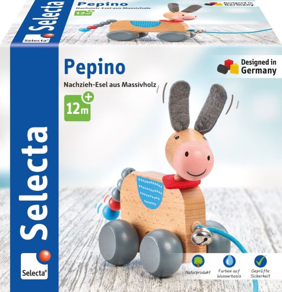 Pepino, Nachzieh-Esel, 13 cm