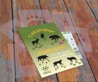Tierspuren Schablonen