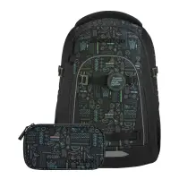 coocazoo Rucksack Set MATE Humedica, Free Spirit, 3-tlg.