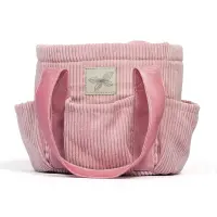 Pflegetasche aus Cord Rose
