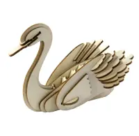 3D Holz Puzzle Schwan