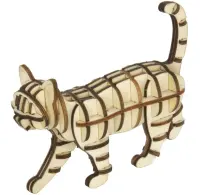 3D Holz Puzzle Katze