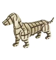 3D Holz Puzzle Hund