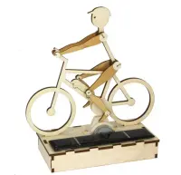 Solar Radler / E-Biker, Holzbausatz zum Selberbauen