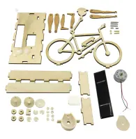 Solar Radler / E-Biker, Holzbausatz zum Selberbauen