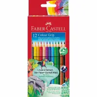 FABER-CASTELL Buntstifte Colour Grip 12 Stück...