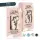 Tattoo Stone M Blumen Katze