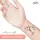 Tattoo Stone M Blumen Katze