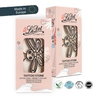 Tattoo Stone M Blumen Libelle