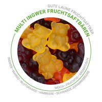 Multi Fruchtsaftbären mit Ingwer 150g