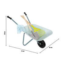 Gartenwerkzeug-Set mit Schubkarre