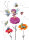 Postkarte Apic Blumenfee Krabbelfreunde