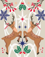 Weihnachtlicher Hirsch