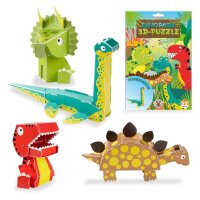 3D-Puzzle-Tiere Dinopark