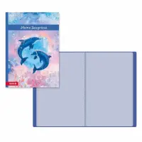 Roth Zeugnismappe Delfine Glitter 10 Einlagen DIN A4