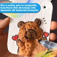 3D Wasser-Malset Magic Fluffy Paper
