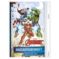 Hausaufgabenheft Marvel The Avengers für clevere...