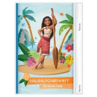 Hausaufgabenheft Disney Vaiana für clevere Faule DIN A5